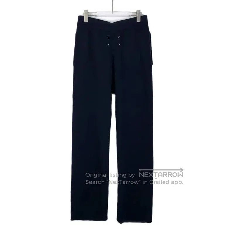 Maison Margiela Maison Margiela Casual Pants in Deep Blue Wool . Size 23" - 2 Thumbnail