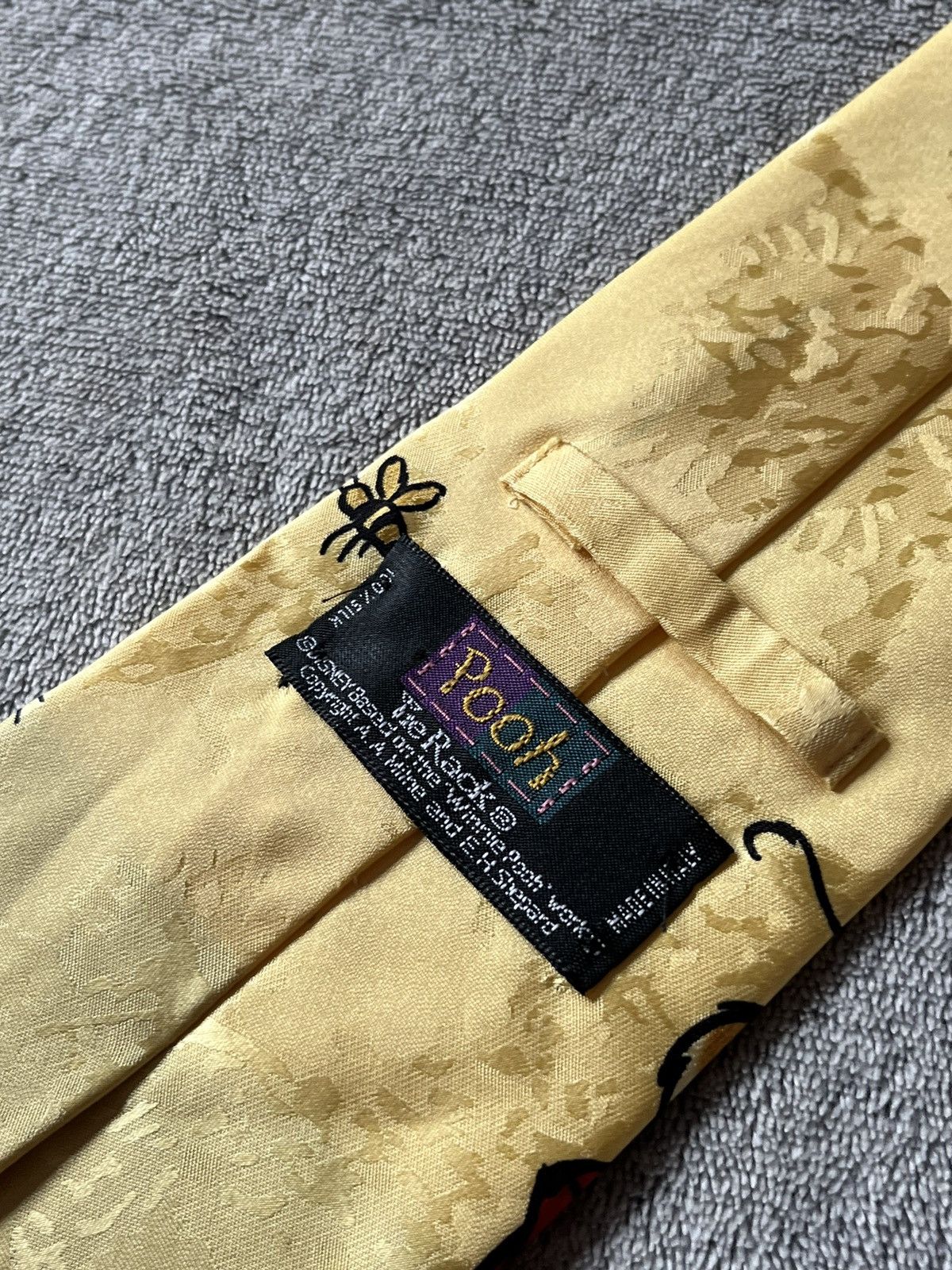 Disney × Vintage Vintage 90’s Disney Winnie The Pooh Tie Rack (Yellow)Cartoon Size ONE SIZE - 3 Thumbnail