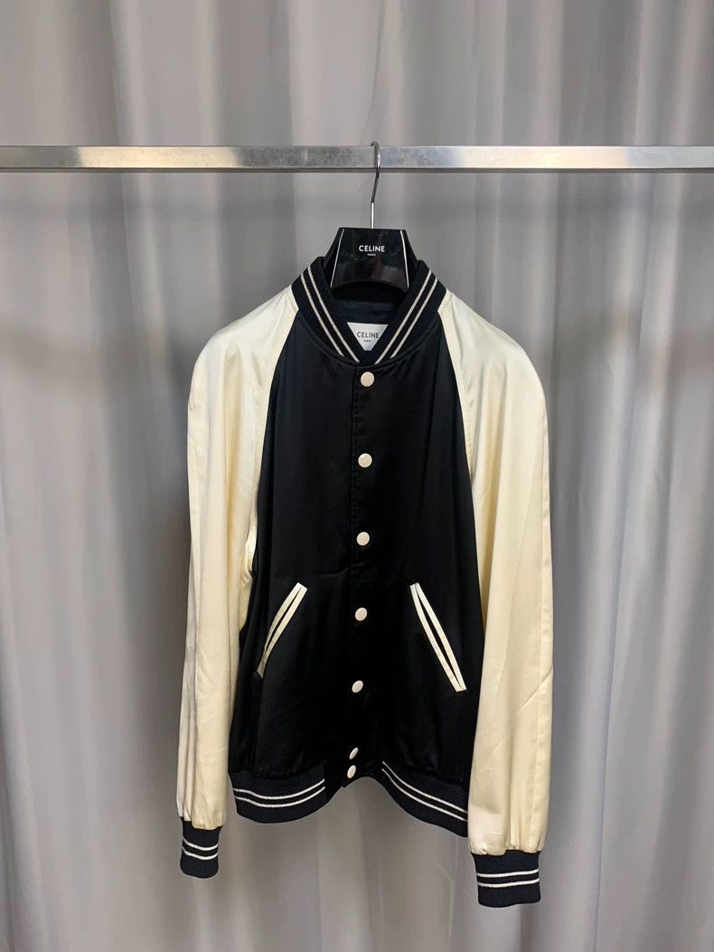 Celine Celine 2022FW Paradise black and white silk jacket Size US S / EU 44-46 / 1 - 2 Thumbnail