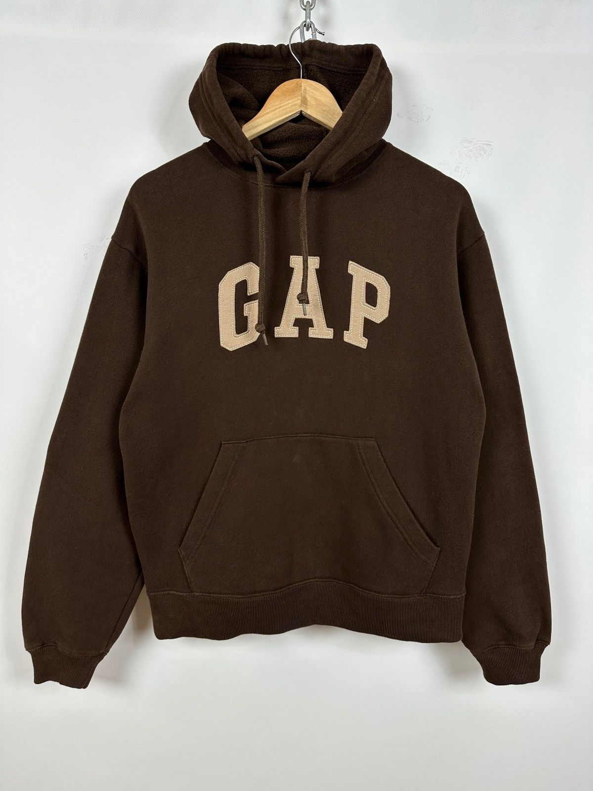 Gap 🤎 Vintage Gap Y2K Brown Hoodie Travis Kanye Style Size M / US 6-8 / IT 42-44 - 3 Thumbnail