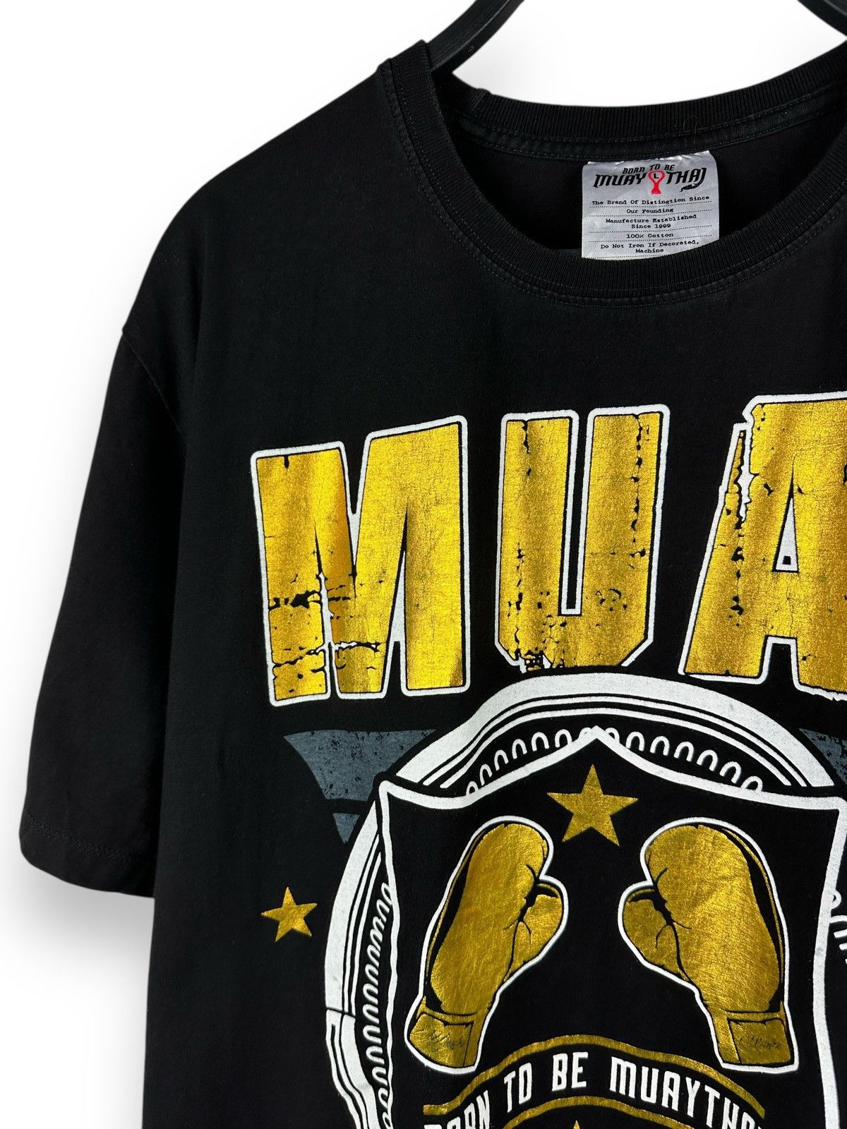 Japanese Brand × Vintage Muay Thai Boxing Printed T-Shirt Fight Thailand Box WWE WWF Size US L / EU 52-54 / 3 - 2 Thumbnail
