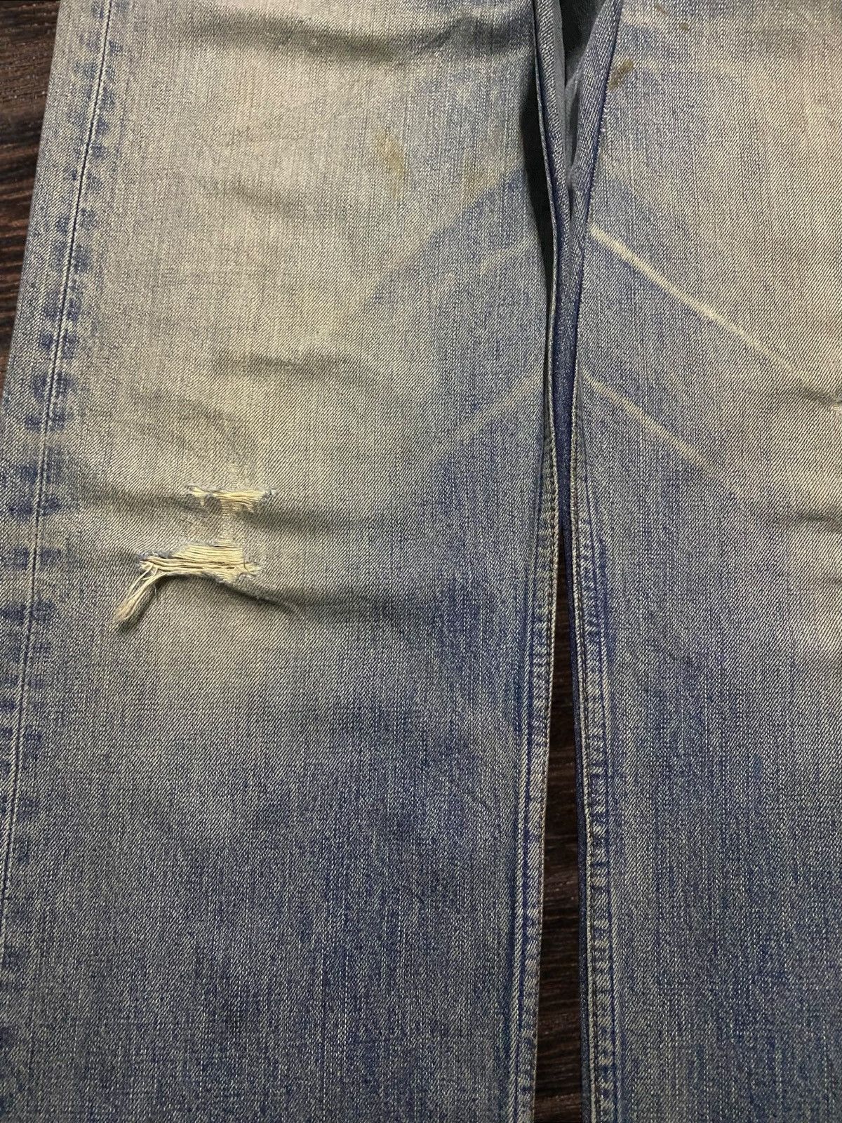 Levi's Vintage Levis 503 80s mud wash Distressed Baggy Jeans Size US 33 - 7 Thumbnail
