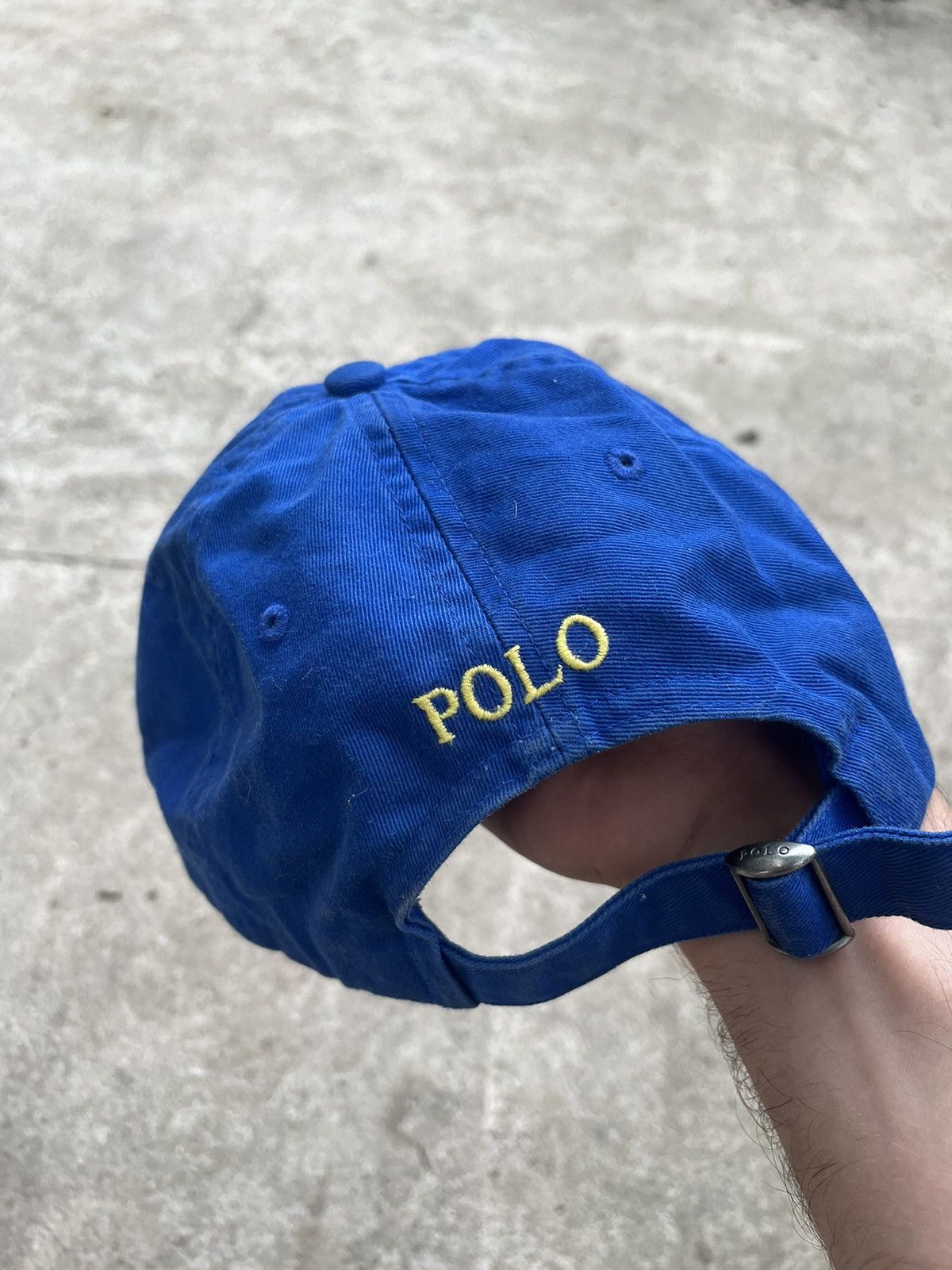 Polo Ralph Lauren × Vintage Polo Ralph Lauren Pony Chief Keef Blue Cap Size ONE SIZE - 2 Thumbnail