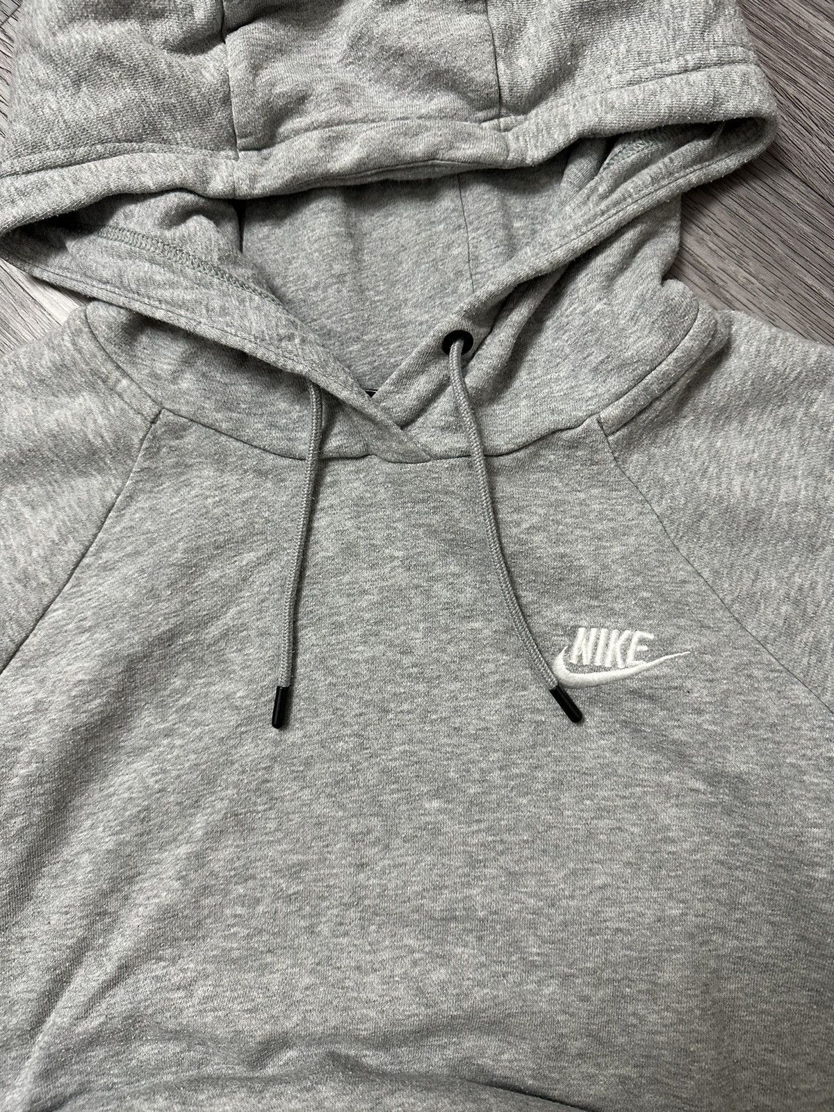 Nike Nike basic streetwear sportswear grey rap hoodie size M y2k Size US M / EU 48-50 / 2 - 3 Thumbnail