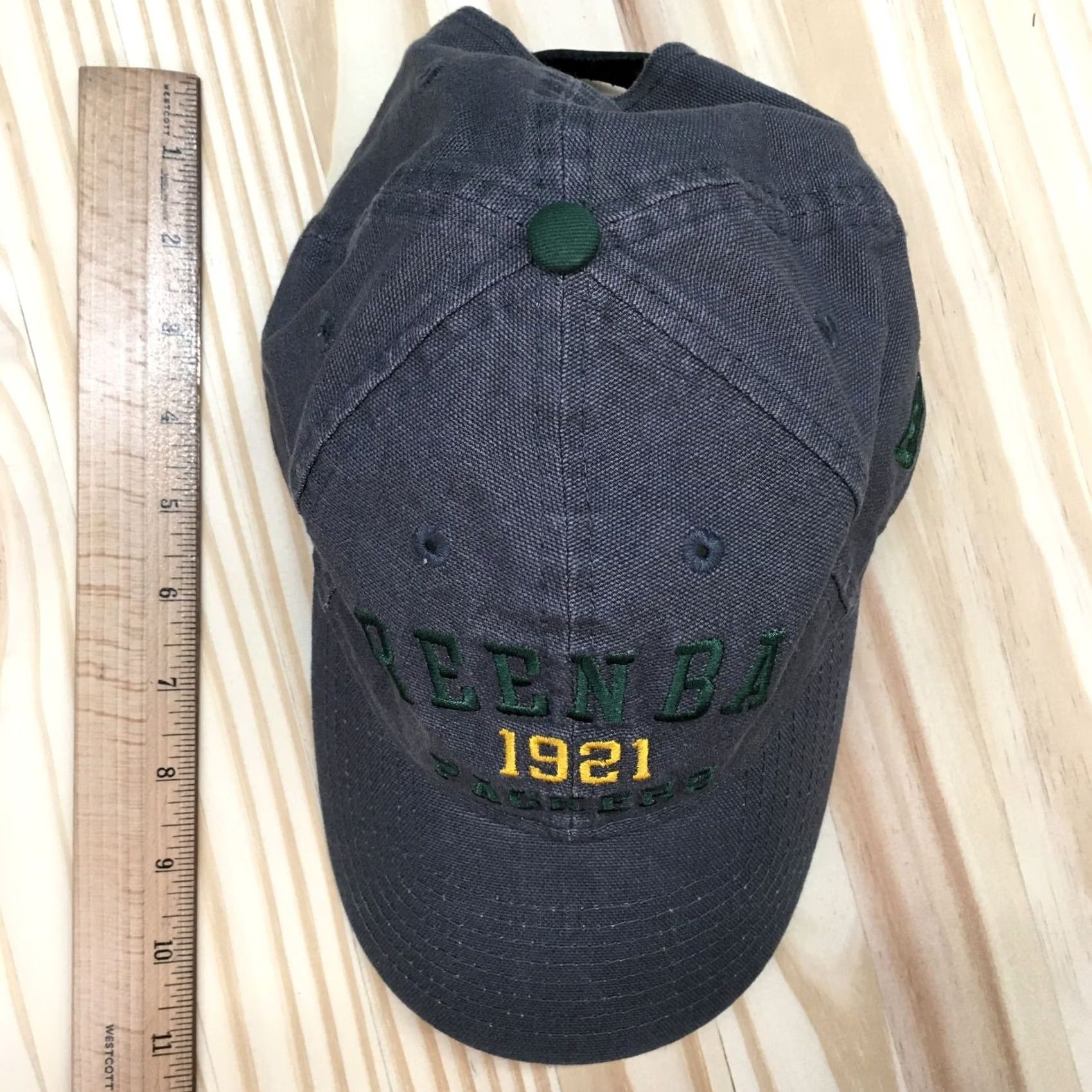 New Era New Era NFL Greenbay Packers Baseball Hat Mens Gray One Size Embroidered Logo Size ONE SIZE - 4 Thumbnail
