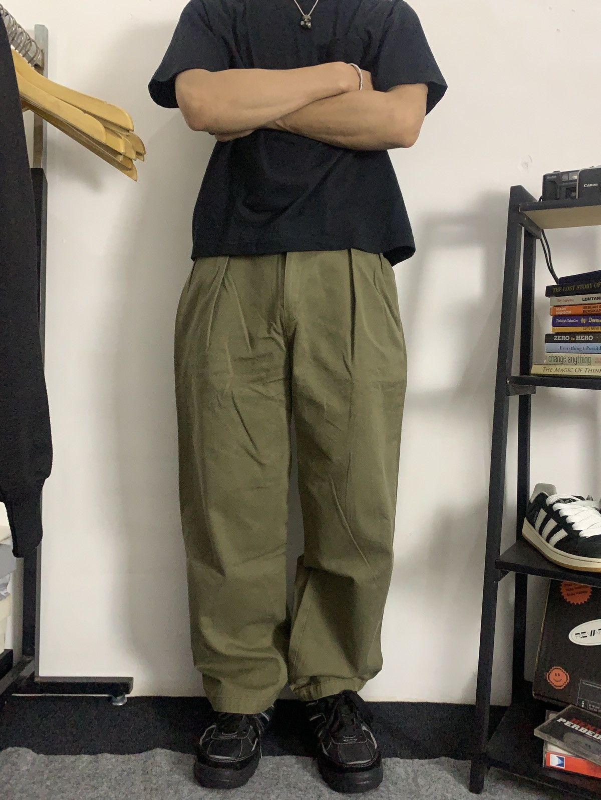 Japanese Brand × Vintage Vintage Green 'Have&Have' Regular Touserspants Size US 30 / EU 46 - 3 Thumbnail