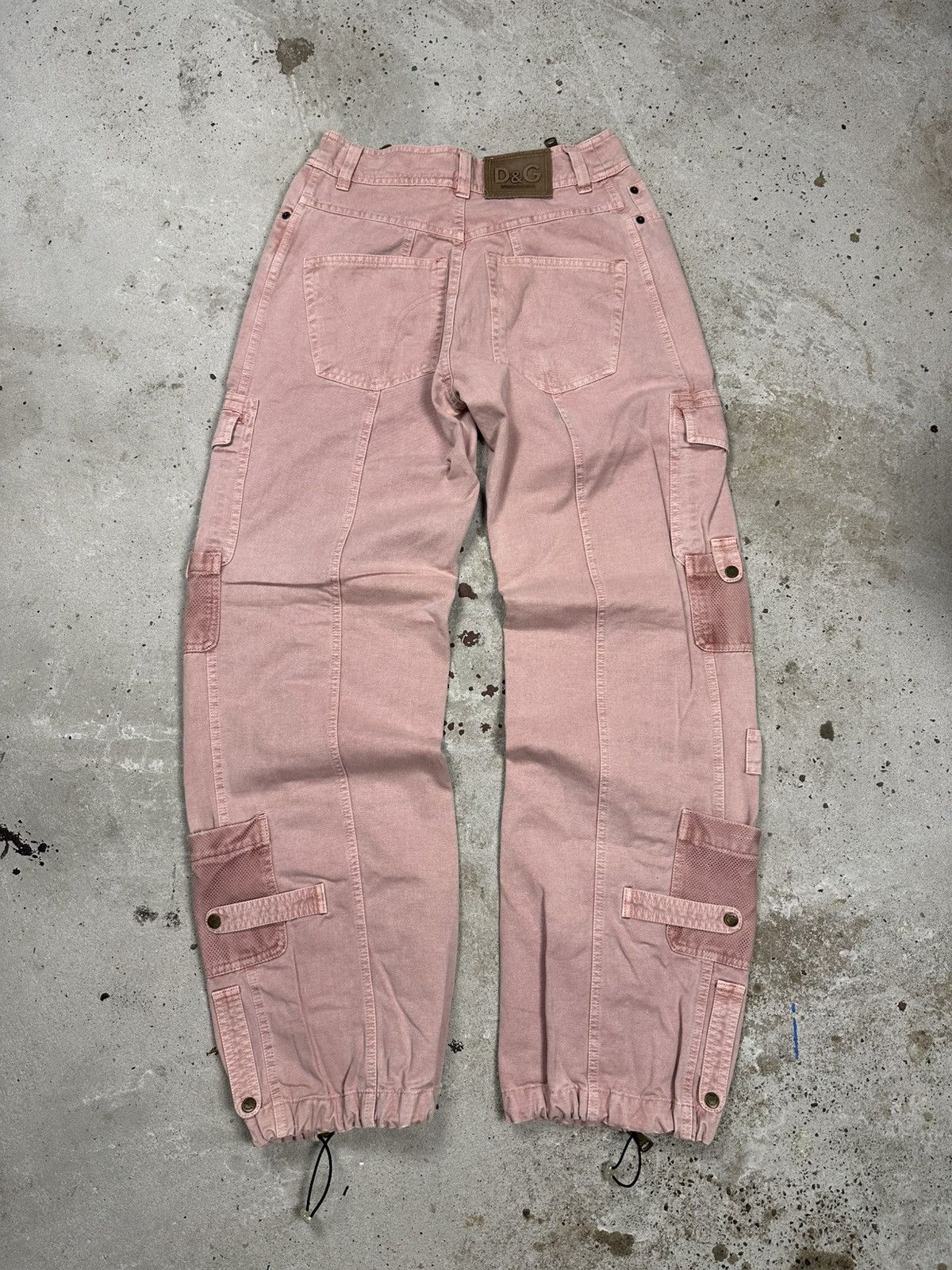 Dolce & Gabbana Vintage SS 2003 Dolce & Gabbana Aviator Full Zip Cargo Pants Size 26" / US 2 / IT 38 - 2 Thumbnail