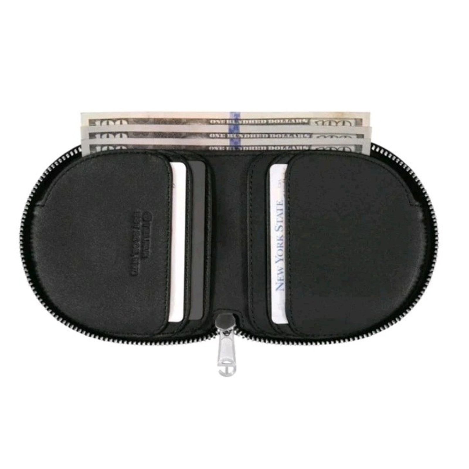 Telfar Telfar Small Zip Wallet Black Vegan Leather Card Holder Size ONE SIZE - 7 Thumbnail