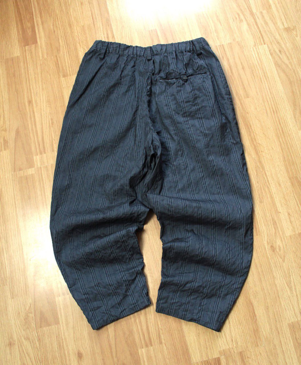 Annette Gortz 🔥 Annette Gortz Baggy Trousers Pants Striped Blue Wide Size 26" / US 2 / IT 38 - 3 Thumbnail