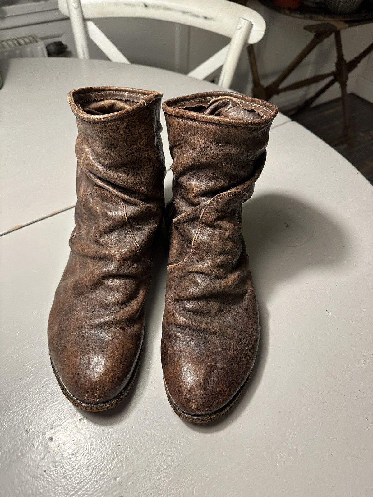 Maison MIHARA YASUHIRO MIHARA YASUHIRO Side zip leather