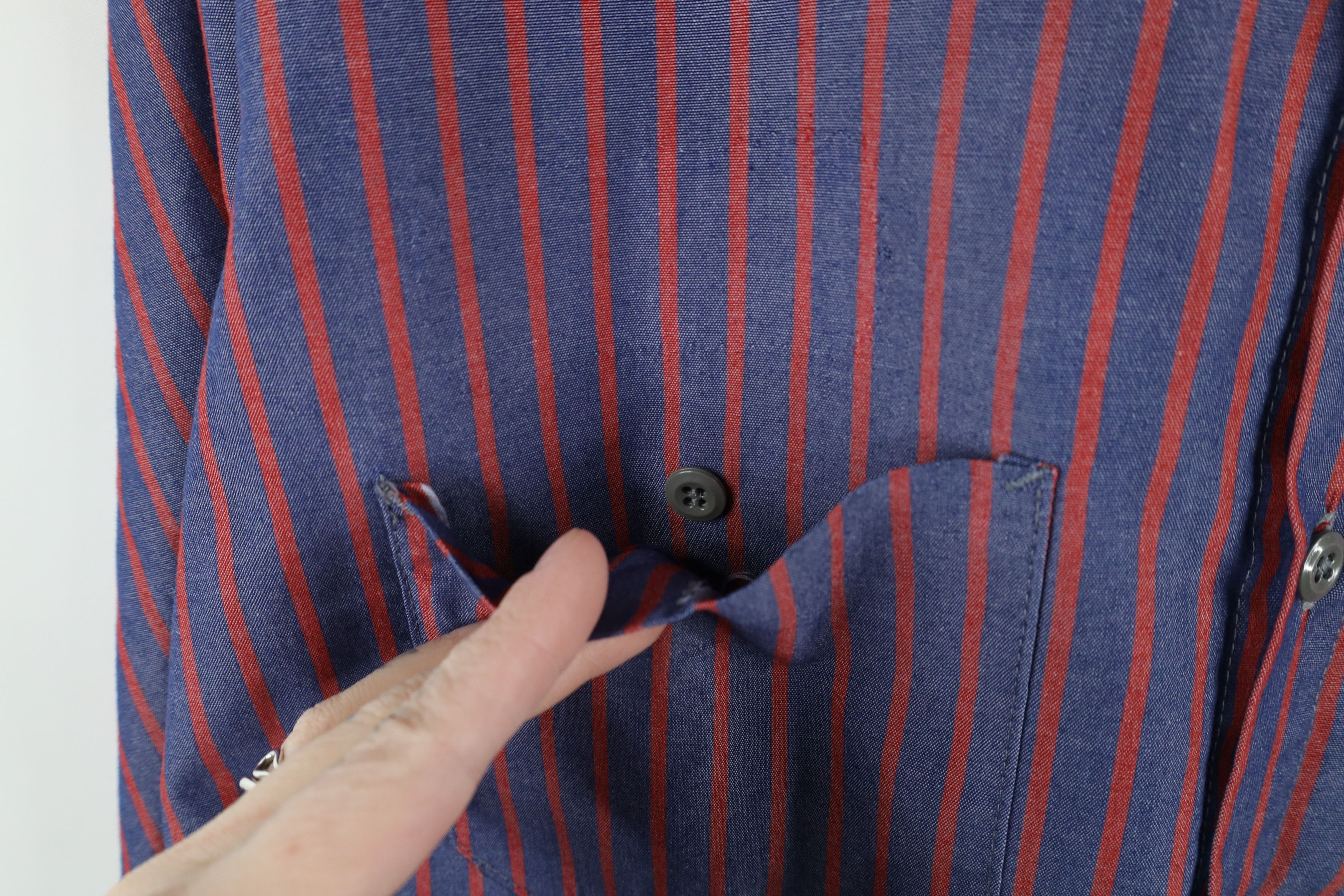 Vintage Vintage 90s Streetwear Workwear Mechanic Button Shirt Size US L / EU 52-54 / 3 - 9 Thumbnail