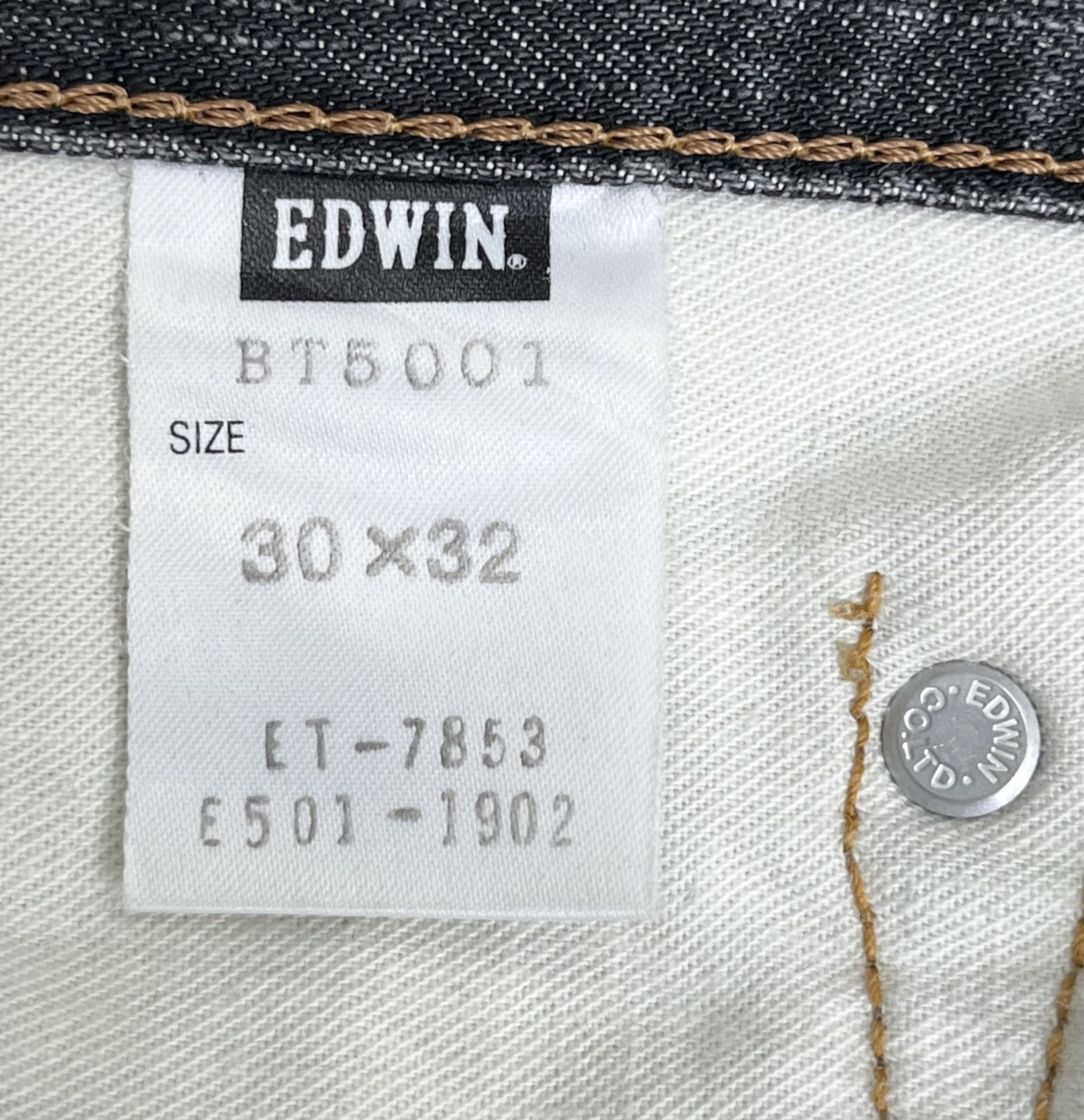 Edwin 🔥GRUNGE EDWIN FLARE Natural Ripped Faded Distressed Denim Size US 30 / EU 46 - 15 Thumbnail