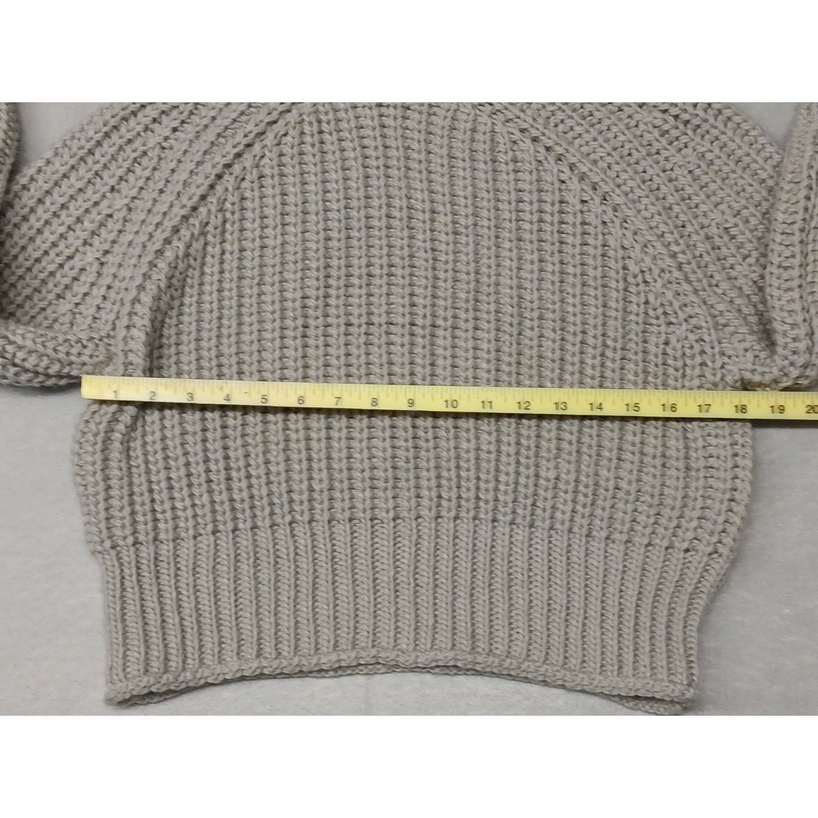 H&M H&M (Small) Gray Turtleneck Womens Crop Dress Casual Sweater Size S / US 4 / IT 40 - 3 Thumbnail