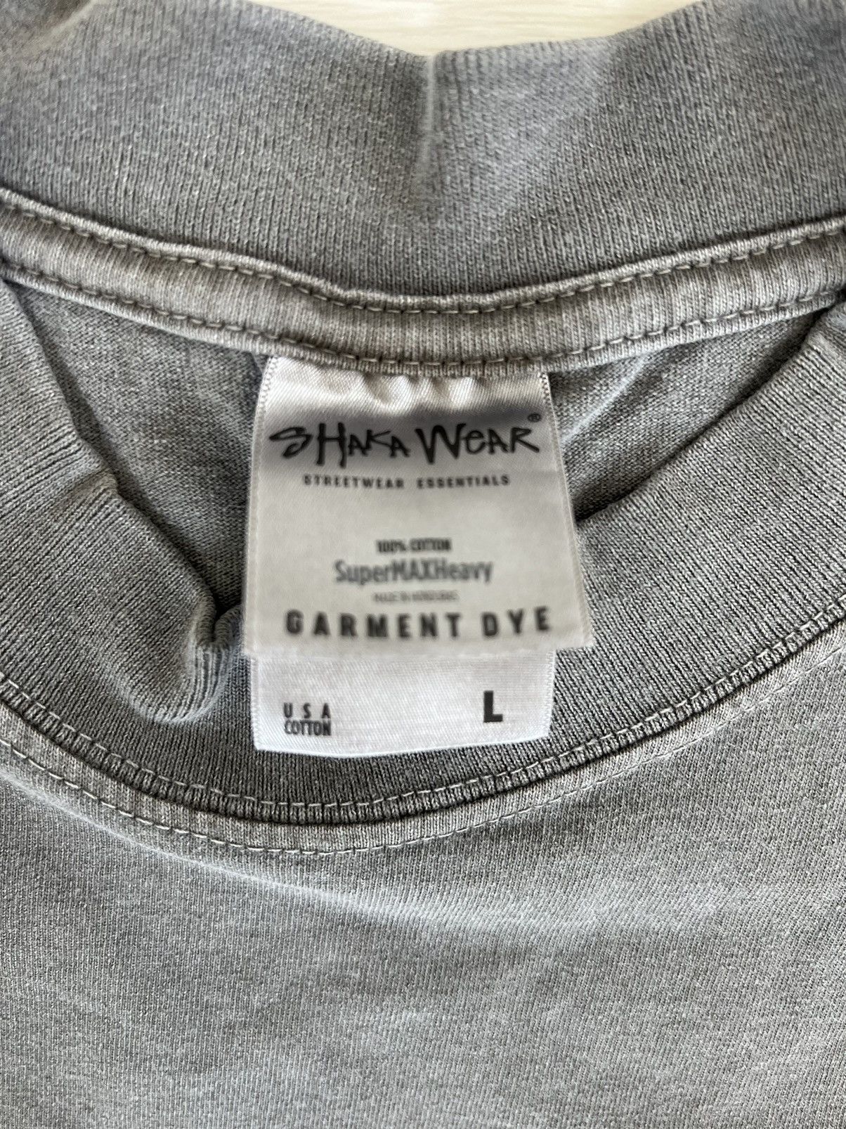 Other Brand new 7.5oz heavyweight garment dyed oversize tshirt szl Size US L / EU 52-54 / 3 - 5 Thumbnail