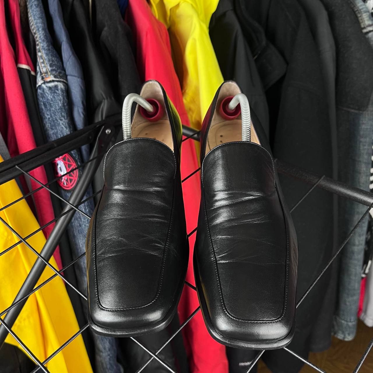 Gucci Gucci Black Leather Heeled Loafers Italy Size 39.5 Size US 9.5 / IT 39.5 - 3 Thumbnail