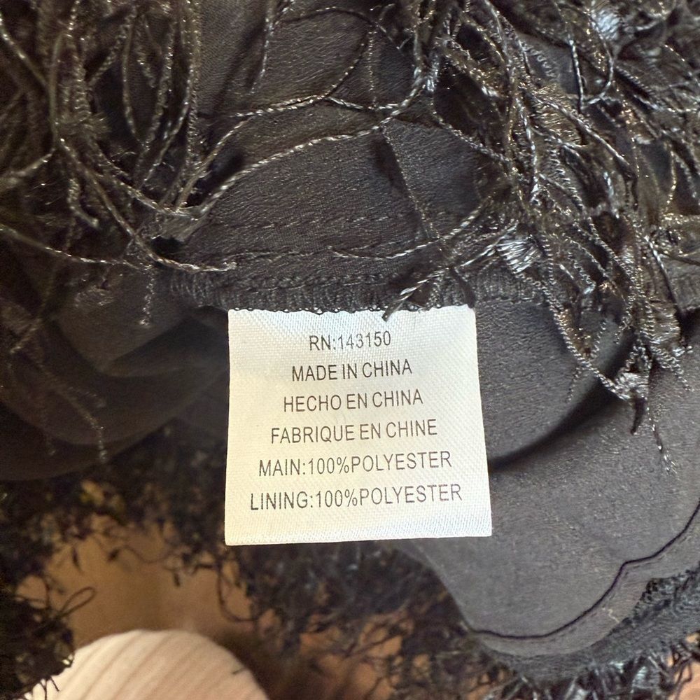 Chloe Black Fringe Dress chole oliver the Galleria address P 165 Size S / US 4 / IT 40 - 5 Thumbnail
