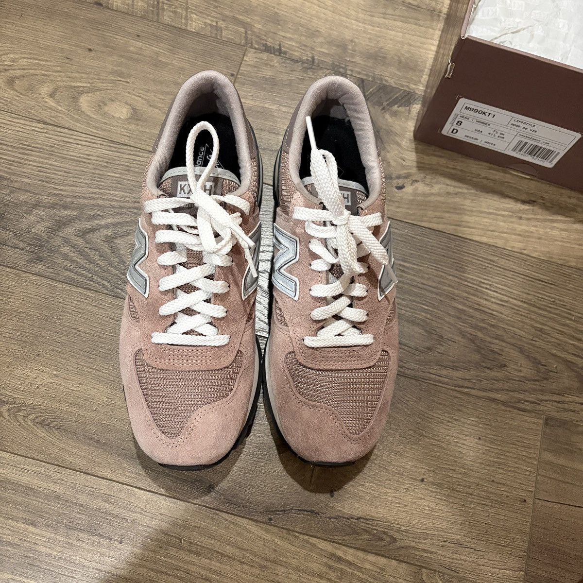 Kith × New Balance Kith New Balance 990v1 Dusty Rose Size US 8 / EU 41 - 3 Thumbnail