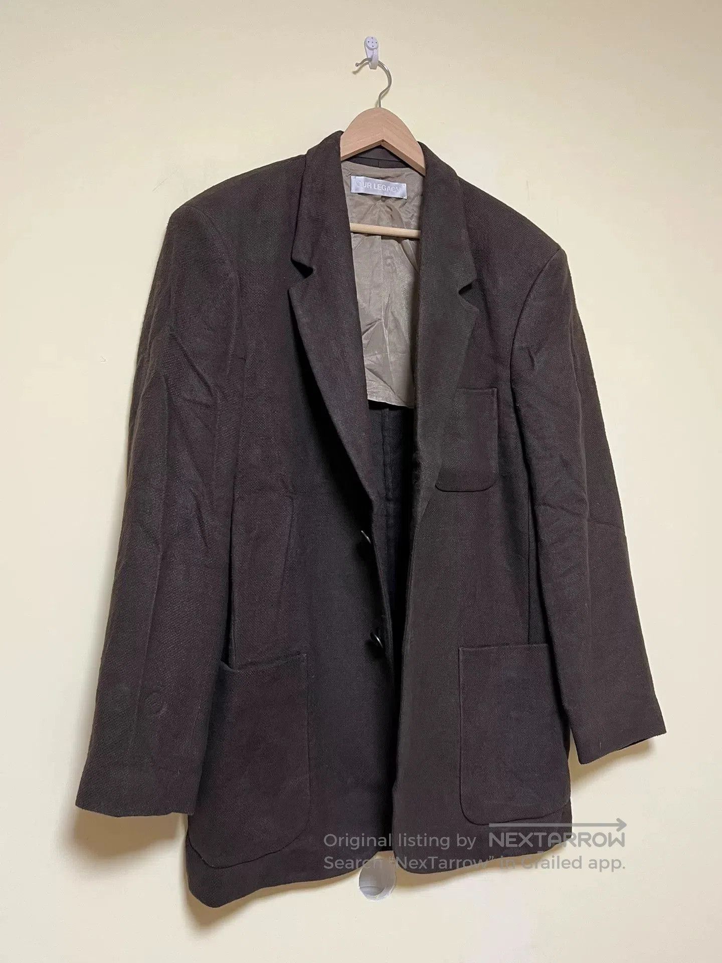 Our Legacy Our Legacy Embrace Blazer in Brown. Size M / US 6-8 / IT 42-44 - 2 Thumbnail
