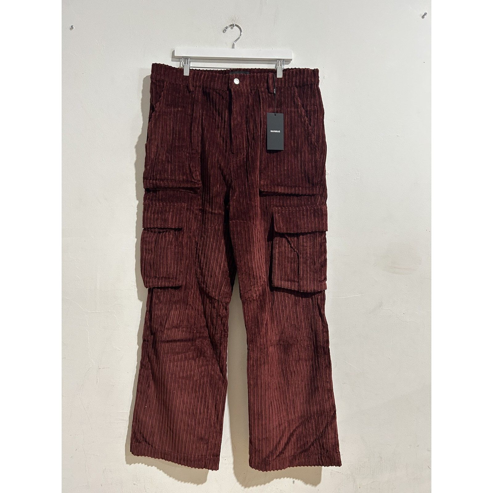 NAHMIAS CORDUROY SAFFRON PANTS SIZE 38 NEW