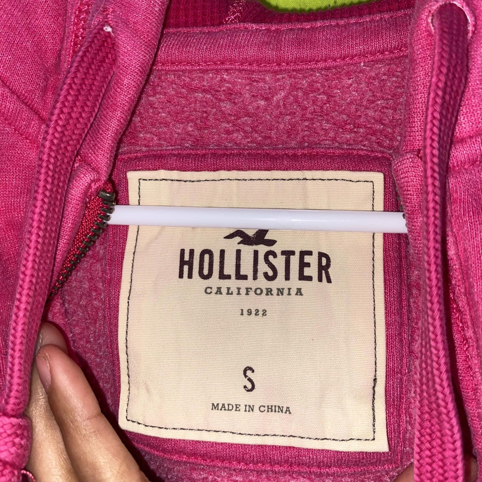 Designer Y2K Hollister Pink Hoodie S Size S / US 4 / IT 40 - 3 Thumbnail