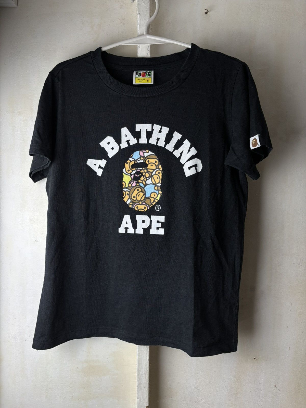 Bape Bape Milo Banana College Tee Size S / US 4 / IT 40 - 1 Thumbnail