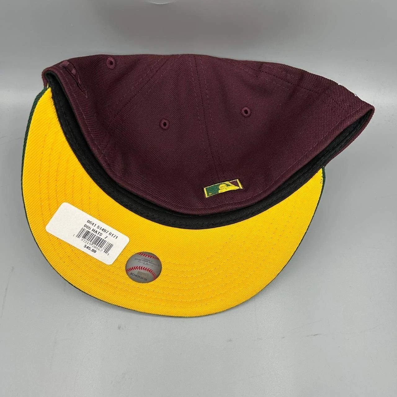 New Era Seattle Mariners Hat Men 7 Red Green MLB Fitted Cap New Size ONE SIZE - 4 Thumbnail