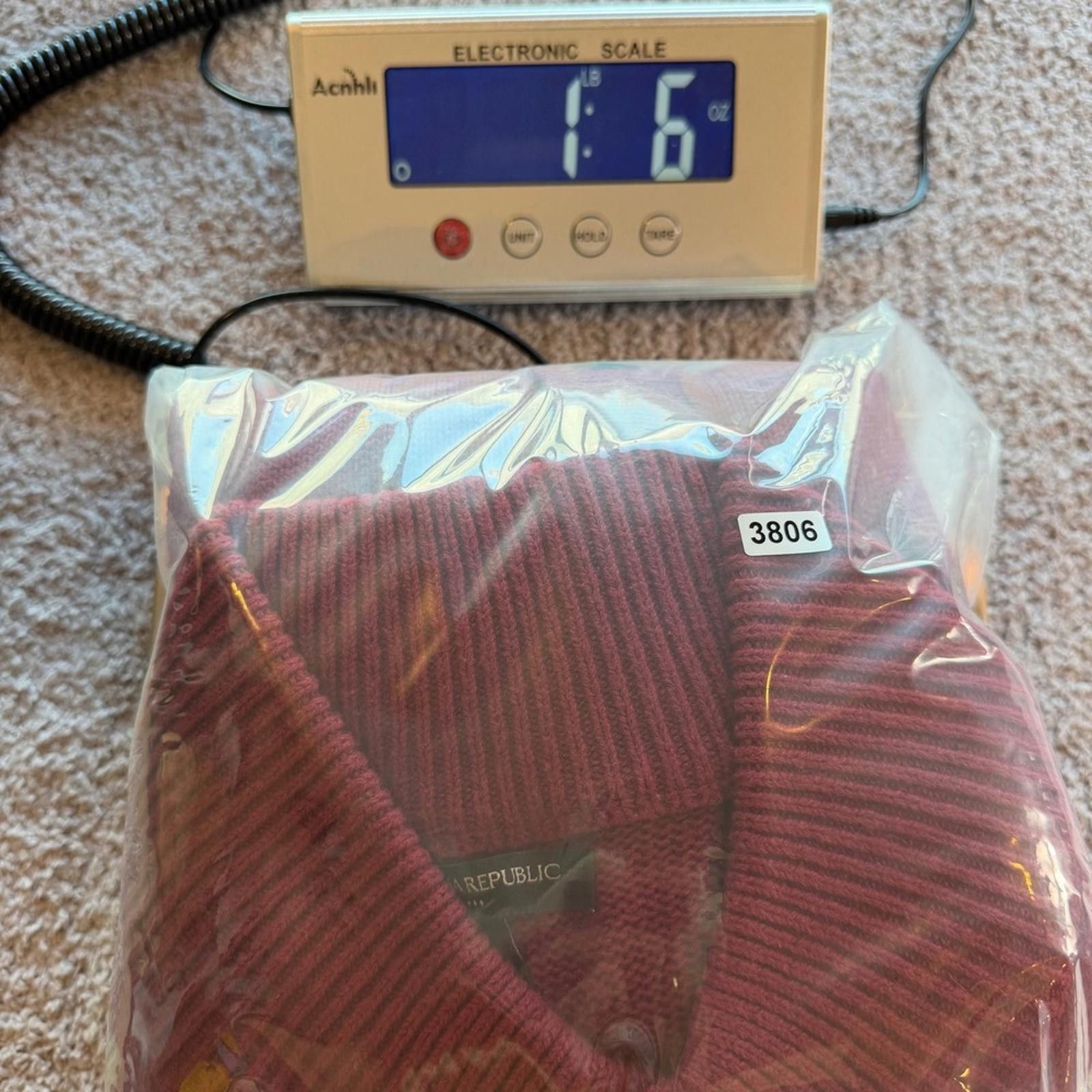 Banana Republic Banana Republic Mens Cardigan Sweater L Burgundy Shawl Size US L / EU 52-54 / 3 - 7 Thumbnail