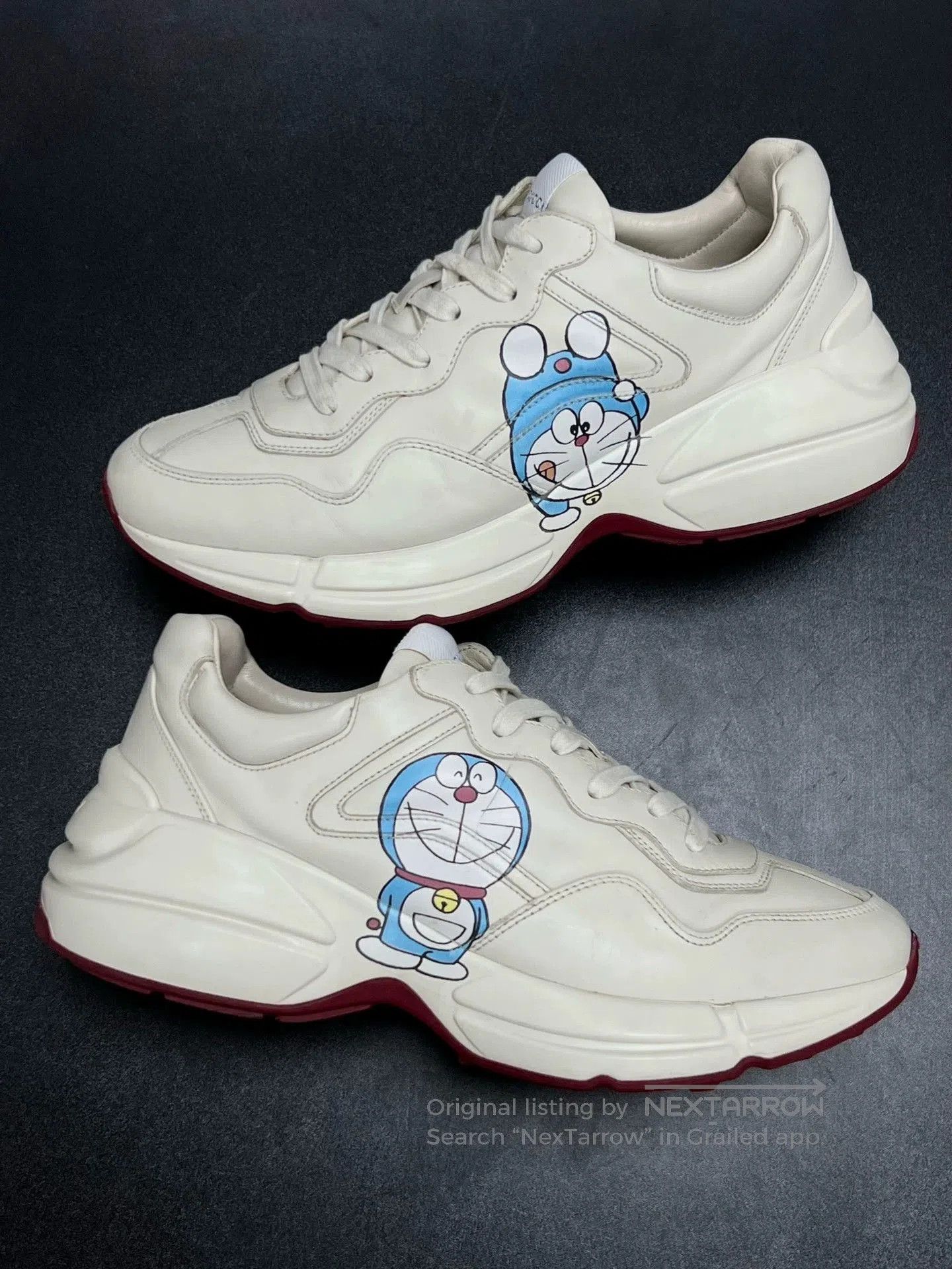 Gucci gucci rhyton sneakers with doraemon design. Size US 9 / EU 42 - 5 Thumbnail