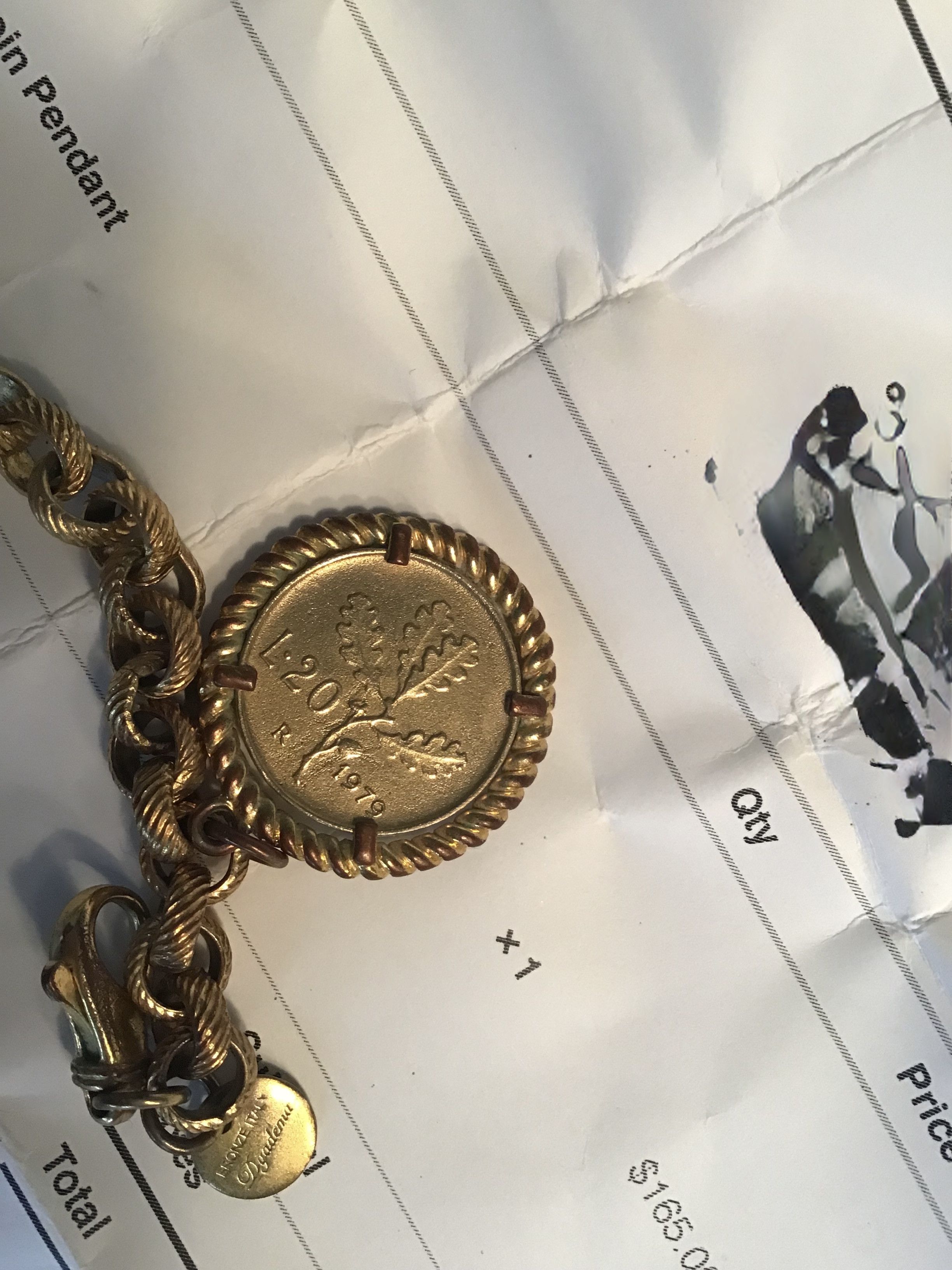 Other Freida Rothman Gold Coin Bracelet Size ONE SIZE - 3 Thumbnail