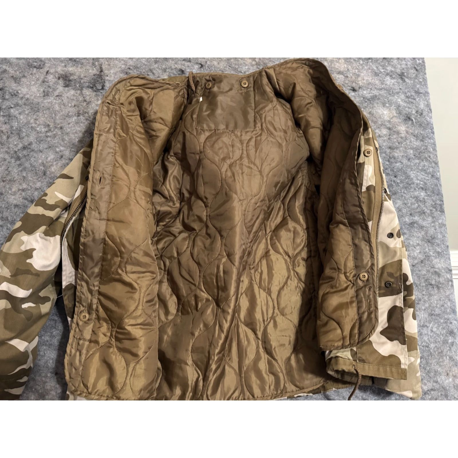 Vintage CounterAttack Coat Men’s Hunting Military Style Hooded Winter 2XL Camouflage Desert Army Mens Size US XXL / EU 58 / 5 - 3 Thumbnail