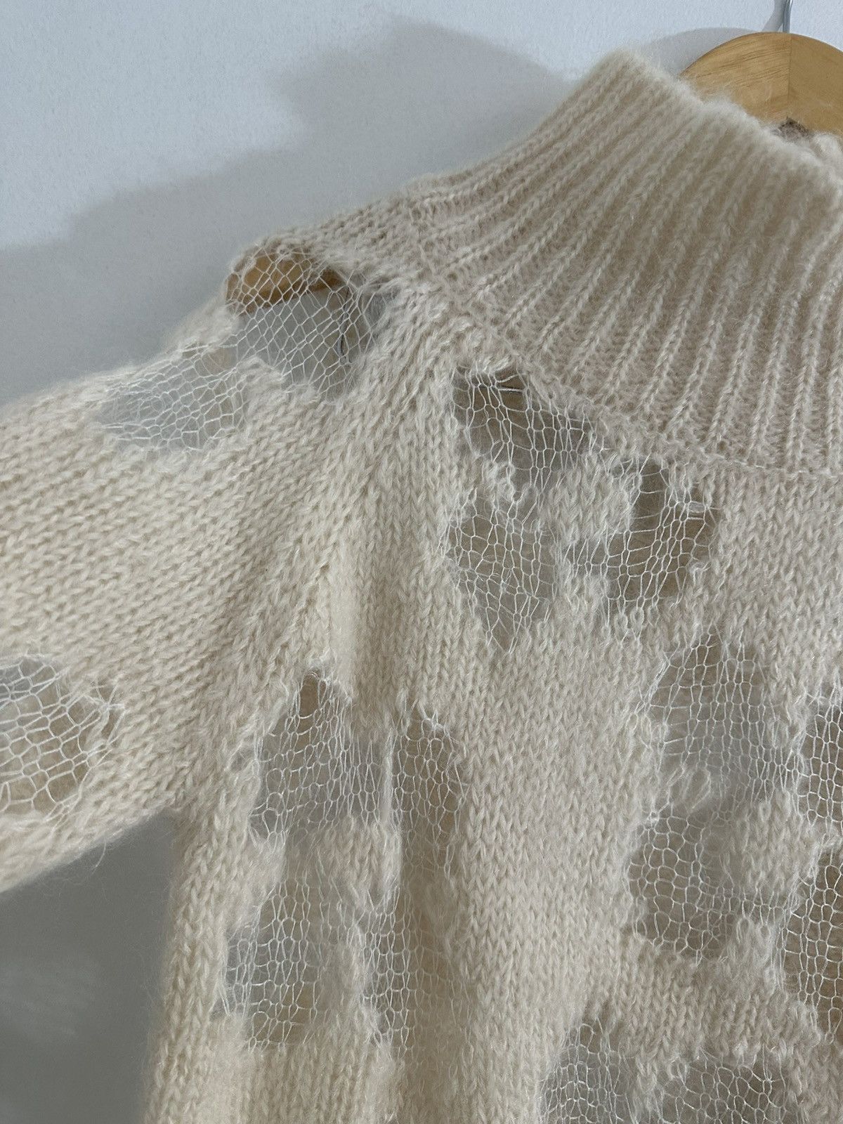 Cecilie Bahnsen Cecilie Bahnsen Mohair Flower Sweater Size S / US 4 / IT 40 - 3 Thumbnail