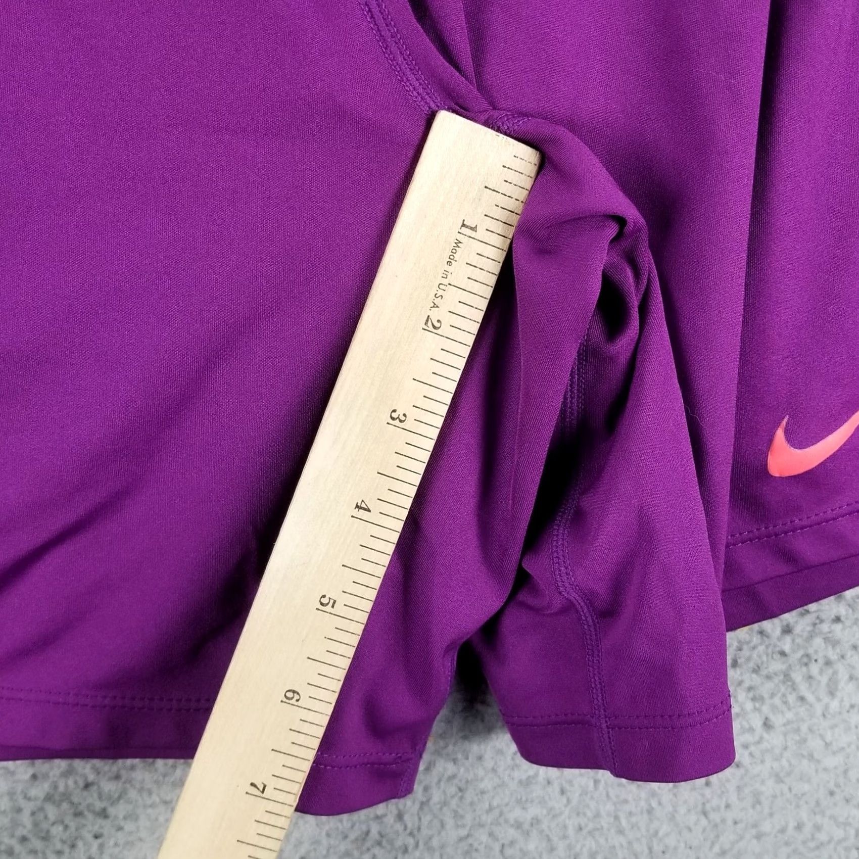 Nike Nike Dri-Fit Women's Shorts Small Purple Running Workout Activewear Size 28" / US 6 / IT 42 - 6 Thumbnail