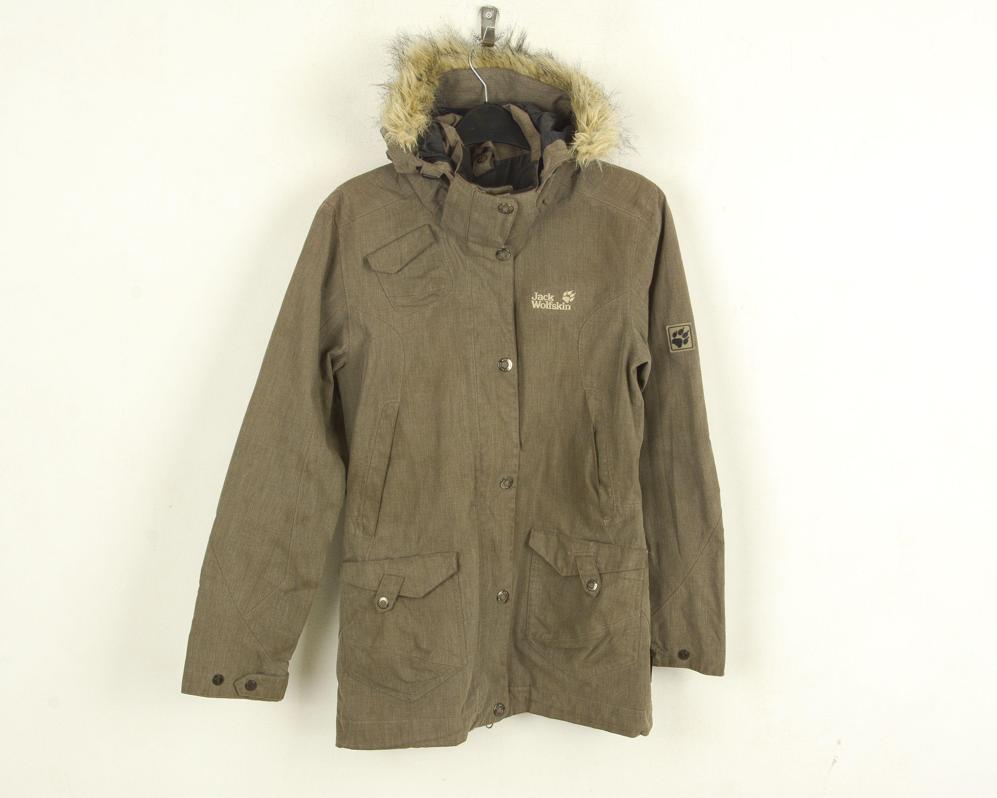 Jack Wolfskin Texapore Jacket Women S Windproof Hooded Coat Waistcoat Size S / US 4 / IT 40 - 1 Thumbnail