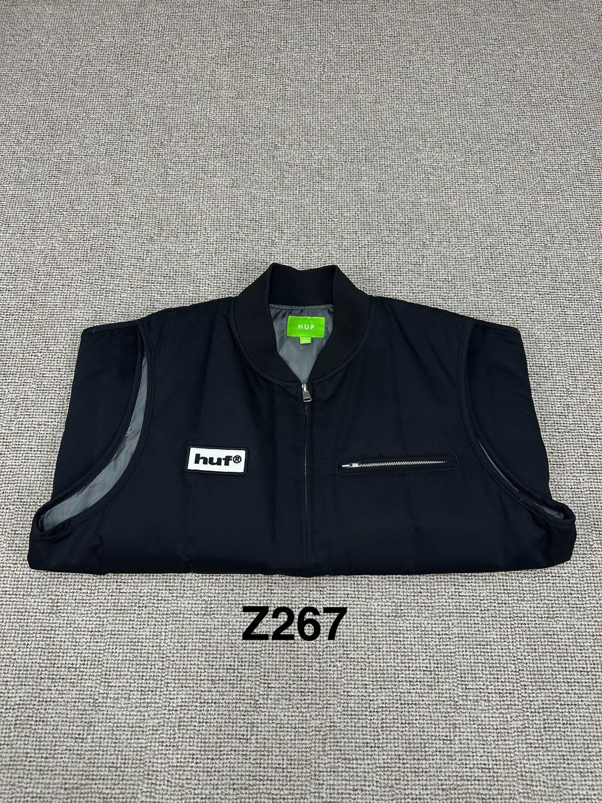 Huf Huf X Dickies Black Canvas Vest Z267 Size US L / EU 52-54 / 3 - 11 Thumbnail