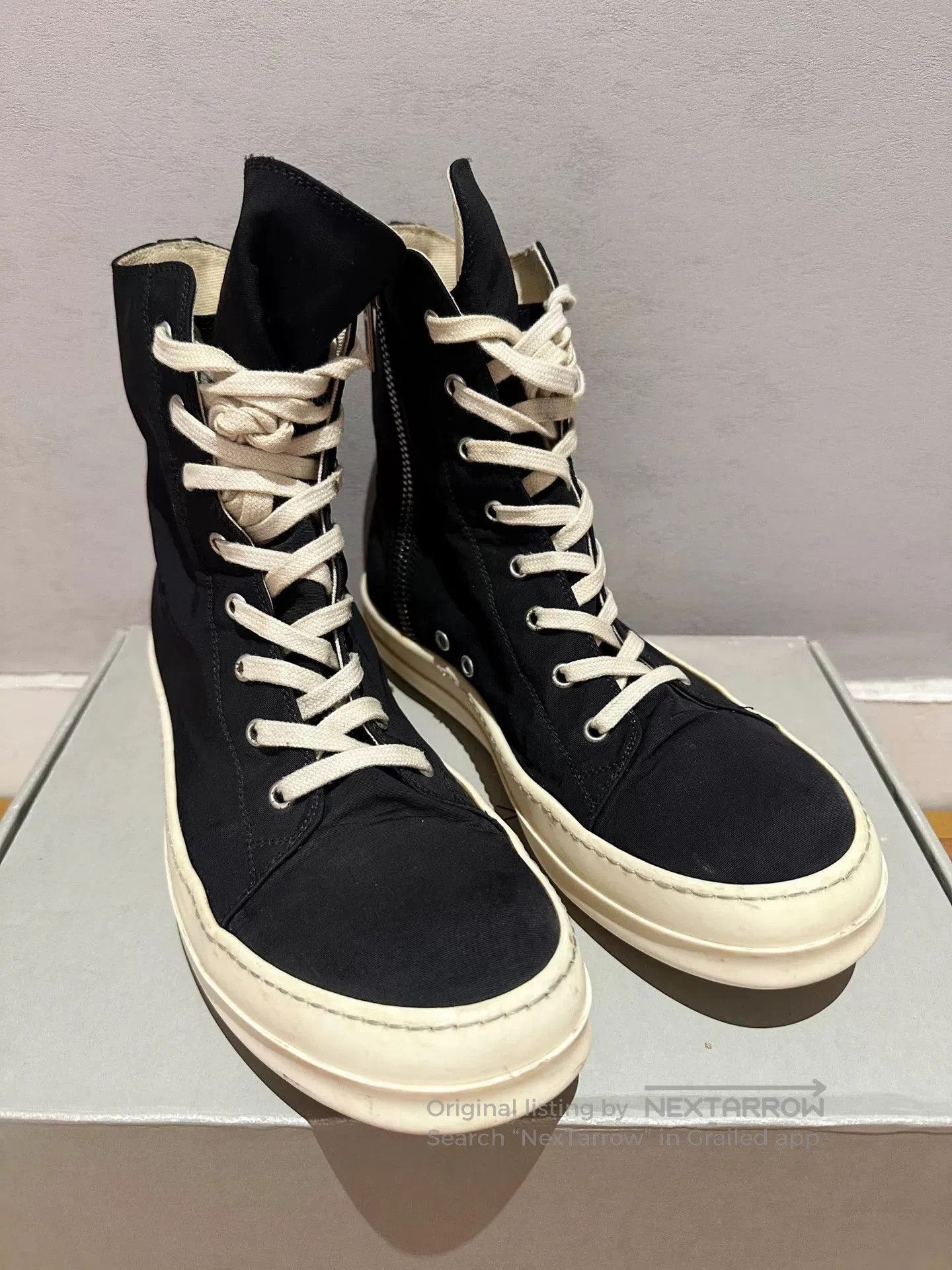 Rick Owens Drkshdw Rick Owens DRKSHDW High-Top Canvas. Size US 8 / EU 41 - 6 Thumbnail