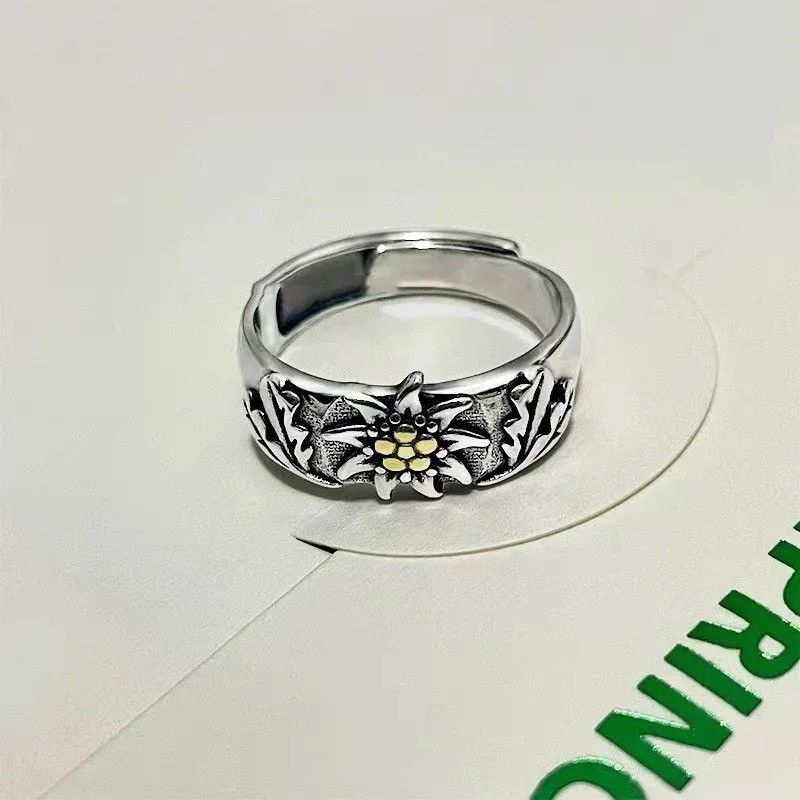 Designer × Jewelry Resizeable Vintage Flower Rings Size ONE SIZE - 5 Thumbnail