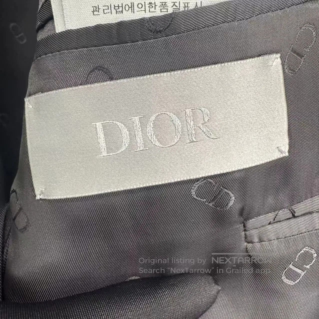 Dior Dior Black Wool Blazer Diagonal Button. Size US S / EU 44-46 / 1 - 2 Thumbnail