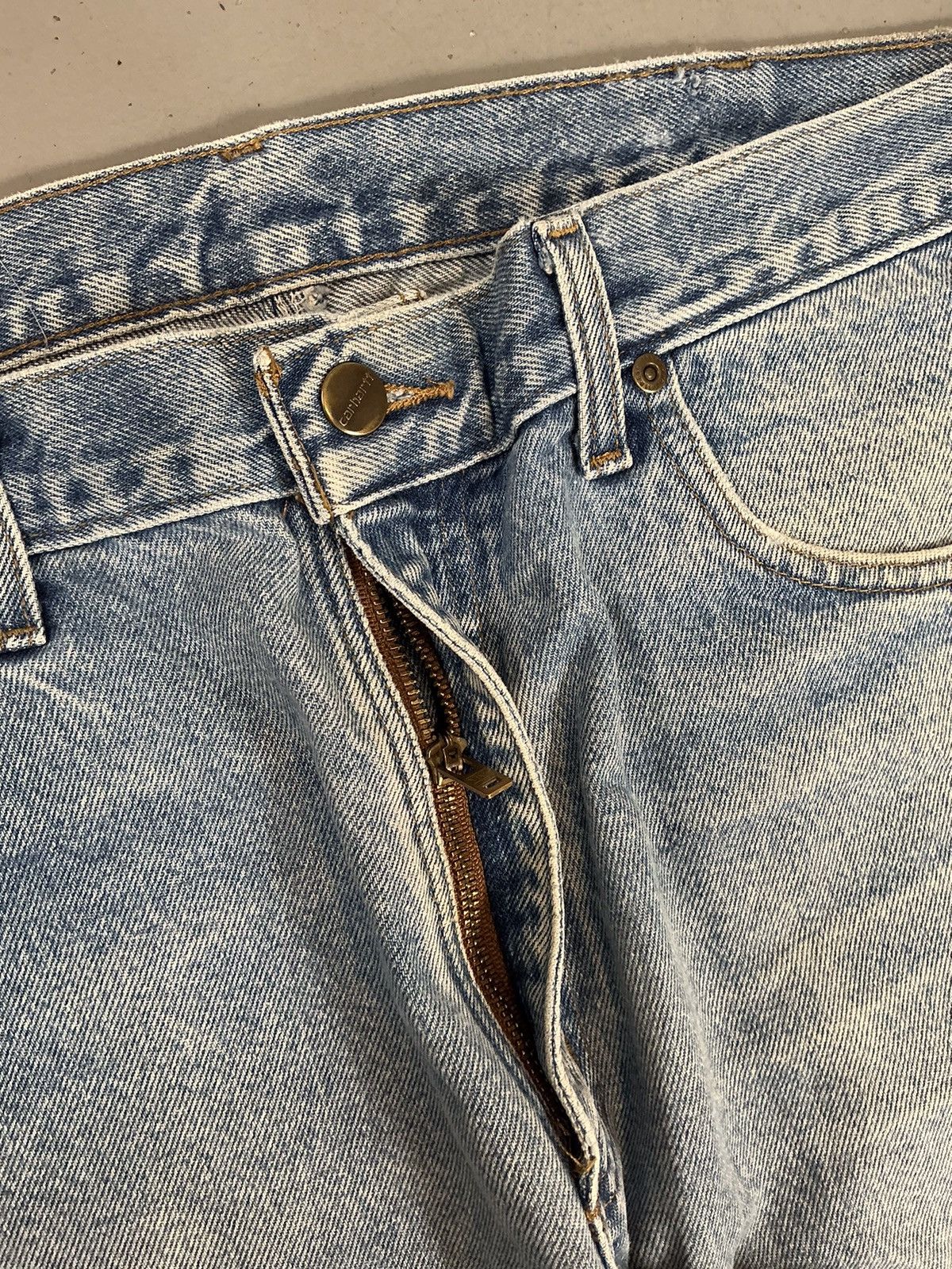 Carhartt × Vintage Vintage Carhartt b11 DST straight fit denim Size US 36 / EU 52 - 7 Thumbnail