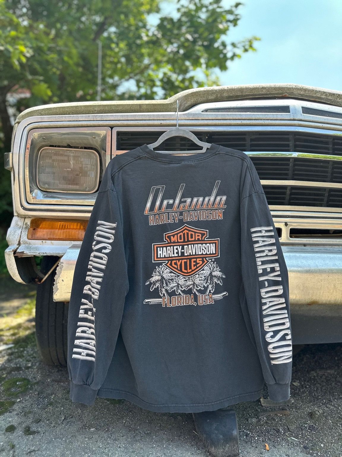 Harley Davidson Triple print Harley Long Sleeve Size US XL / EU 56 / 4 - 2 Thumbnail