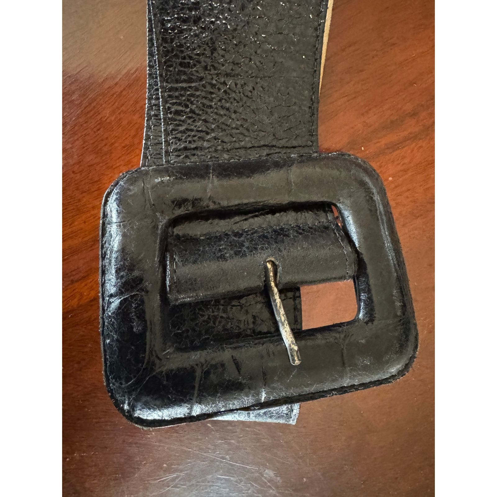 Leather LeatherRock Pebble Patent Leather Belt #6656 Ladies 30 Size ONE SIZE - 3 Thumbnail