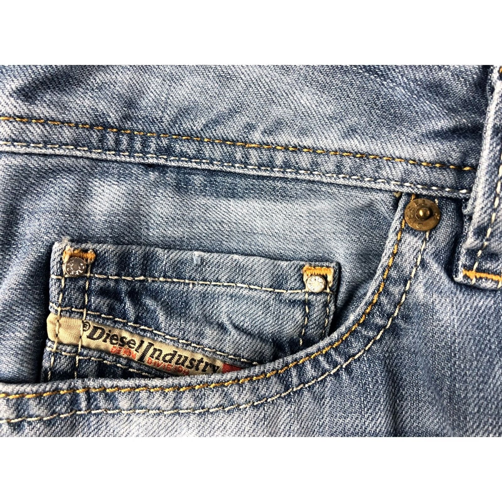 Diesel Diesel Safado Jeans Cotton Blue Men W30 L34 Straight 5-Pocket Regular Regular Rise Ultra Low Jeans Diesel Safado Blue Denim Size US 30 / EU 46 - 7 Thumbnail