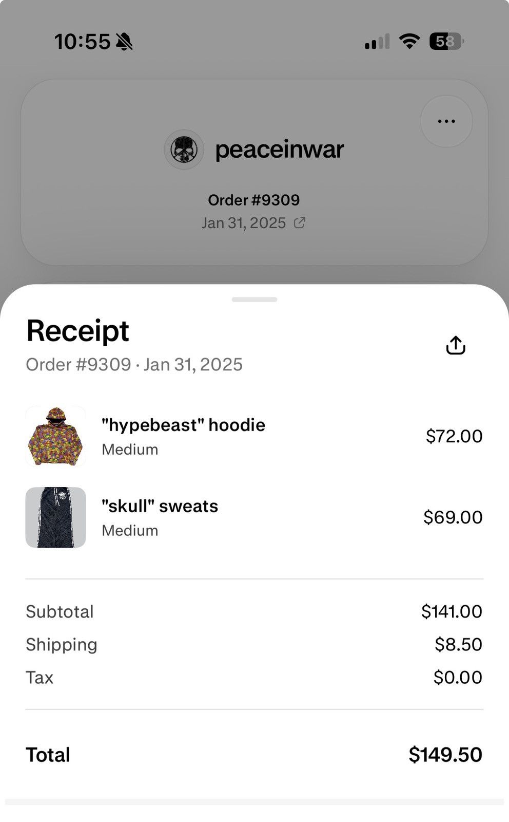 Other peaceinwar hypebeast hoodie Size US M / EU 48-50 / 2 - 2 Thumbnail