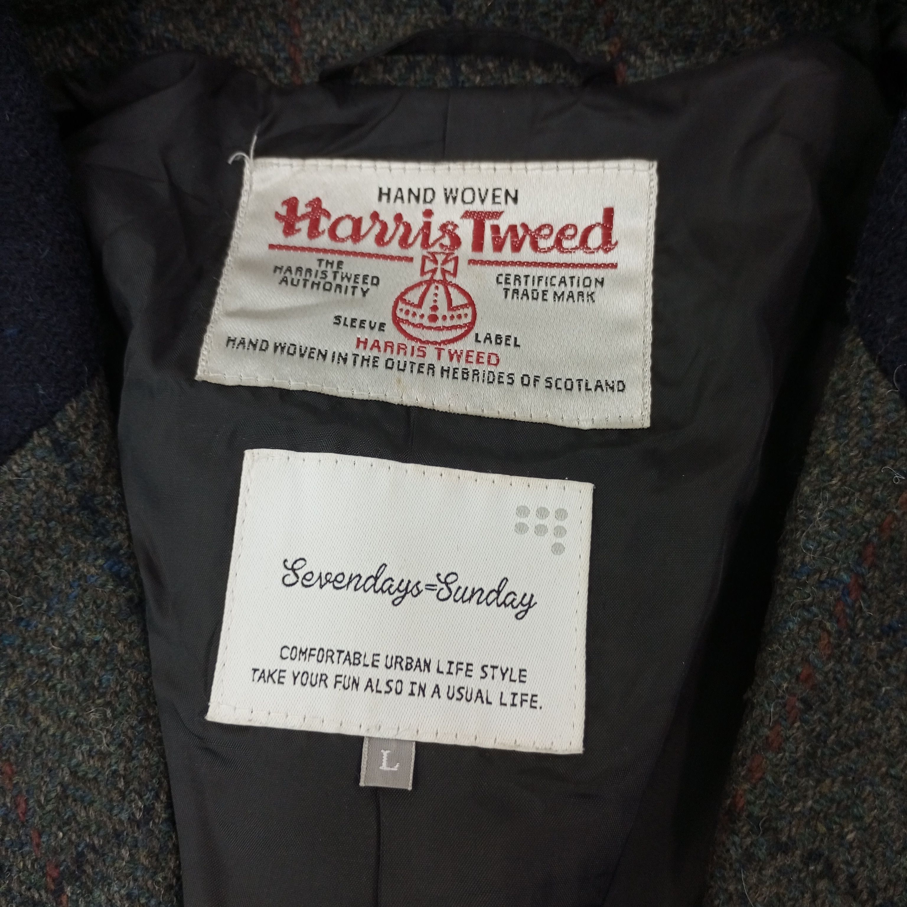 Harris Tweed Harris Tweed Fashion Style Long Jacket c254n6 Size US M / EU 48-50 / 2 - 3 Thumbnail
