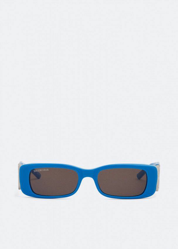 Balenciaga o1mt1gz1124 Size: OS / Dynasty Rectangle Sunglasses in Blue Size ONE SIZE - 1 Thumbnail
