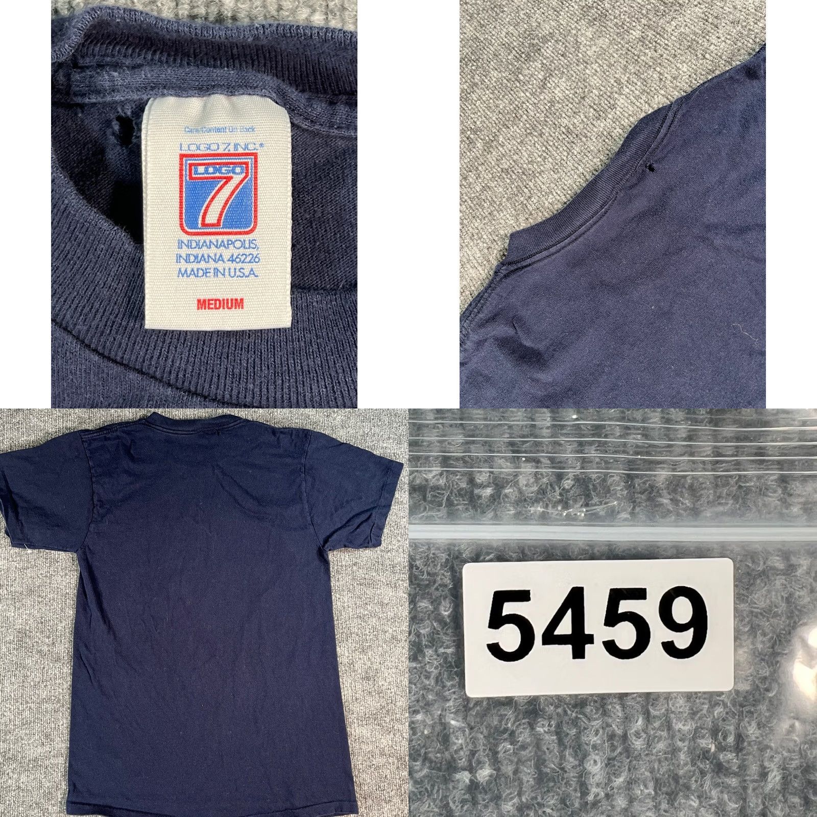 Logo 7 VINTAGE Atlanta Braves T-Shirt Mens Medium Navy 1991 NL Champions World Series Size US M / EU 48-50 / 2 - 8 Thumbnail