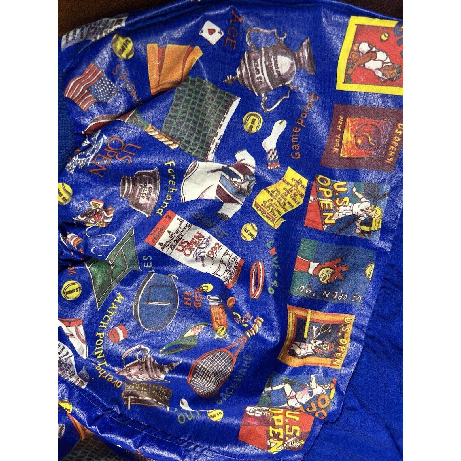 Vintage VTG 90s Official US Open Tennis Full Zip Windbreaker Rare Size US XL / EU 56 / 4 - 11 Thumbnail