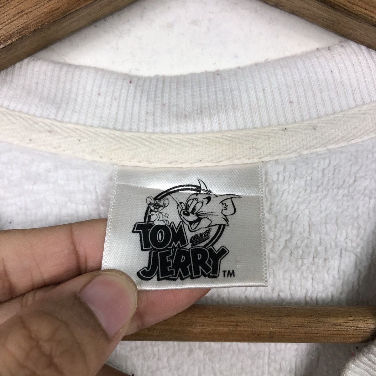 Cartoon Network × Japanese Brand × Vintage 📌Vintage Sweatshirt Crewneck Tom & Jerry Cartoon Big Logo Size US M / EU 48-50 / 2 - 14 Thumbnail