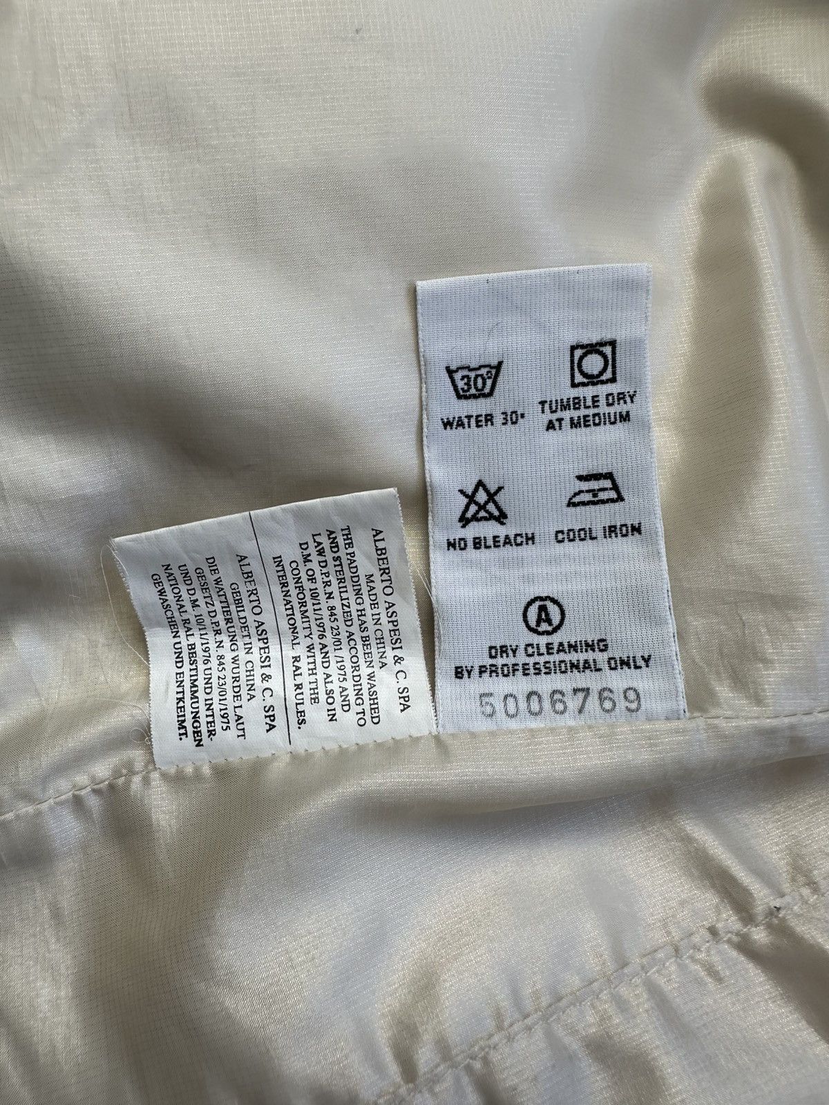 Other Vintage Y2k ASP351 Puffer Jacket Oversized Size XS / US 0-2 / IT 36-38 - 13 Thumbnail