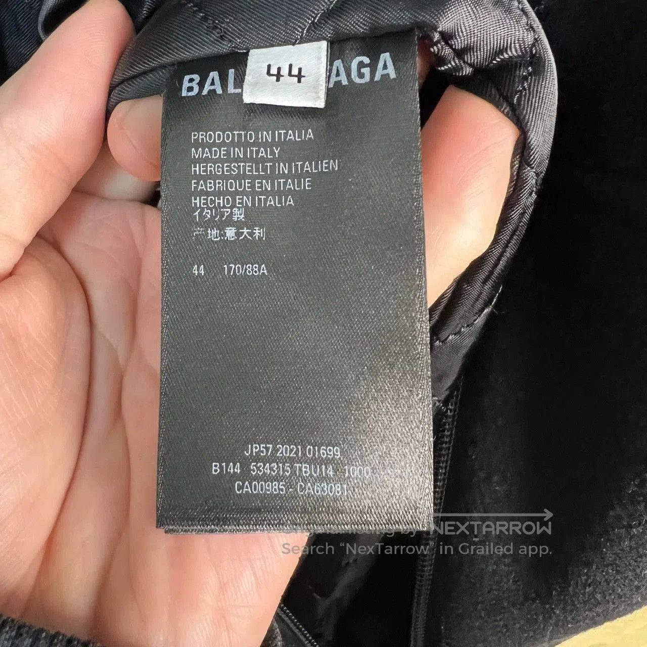 Balenciaga balenciaga black logo fleece jacket size 44. Size US L / EU 52-54 / 3 - 4 Thumbnail