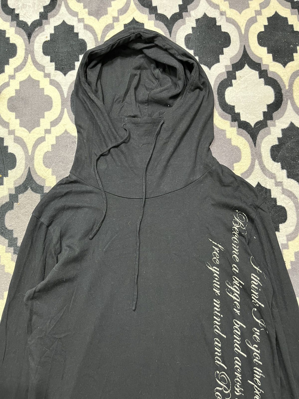 Le Grande Bleu (L.G.B.) Edge rupert poem ninja hoodie Size US M / EU 48-50 / 2 - 4 Thumbnail